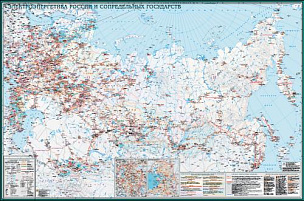 Карта электрификации россии