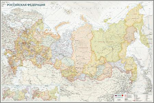 Политико-административная карта России